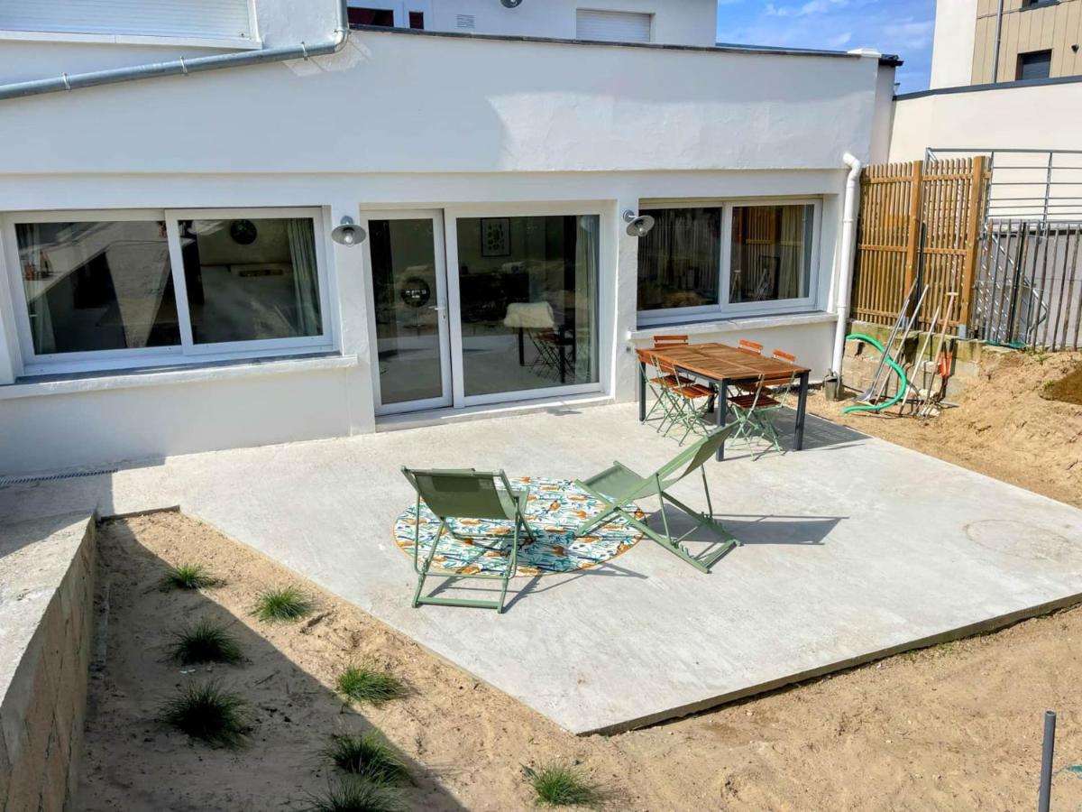 Le Beachhaus - Appartement Avec Jardin A 100M De La Mer Cucq Exteriör bild